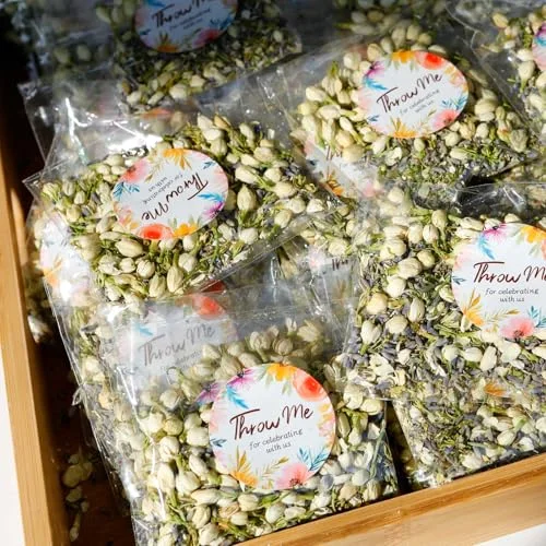 Real Flower Petals, Jasmine & Lavender for Weddings & Decor